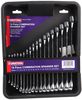D03080 D03080 - 6mm - 24mm Polished Chrome Combination Spanner Set, 18 Piece