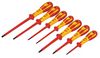 T49193D - Dextro VDE Insulated Slotted / Pozidriv Screwdriver Set, 7 Piece