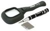 36027 36027 - 6 LED Handheld Magnifying Glass & 9-in-1 Precision Screwdriver