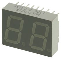 HDSP-521E - 7 Segment LED Display, Red, 20 mA, 2.05 V, 4 mcd, 2, 14.2 mm