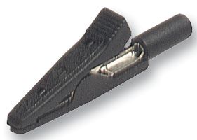 MA1S BLACK - 8A 2mm Crocodile Clip - Black