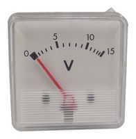 F3PAM602-15V - Analogue Battery Charge Panel Meter, Voltmeter 0V to 15V