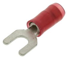34080 - Crimp Terminal, Spade, 3mm, Red