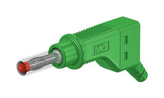 66.9328-25 - 4mm Plug, Shrouded, Green