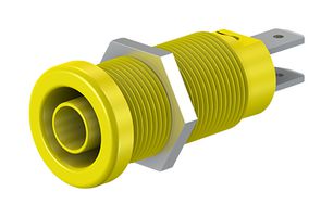 66.9131-24 - 4mm Socket, Shrouded, Yellow