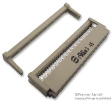 09 18 534 7813 - Socket, IDC, with Strain Relief, 34 Way