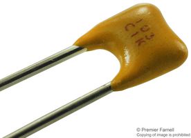 SR201C103KAR - Multilayer Ceramic Capacitor, 0.01 uF, 100 V, +/- 10%, Radial Leaded, X7R, 2.54 mm