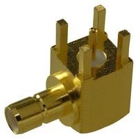 SMB1252B1-3GT30G-50 - RF Coaxial, SMB, Right Angle Jack, 50 Ohm