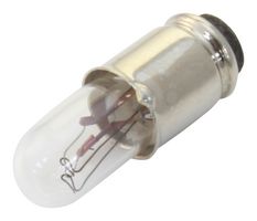 334 - 28V T1 3/4 Midget Groove Lamp, (S5.7s) 6mm 4.5lm