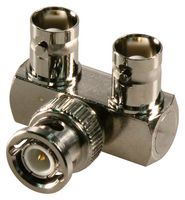 13-39-3-90 DEGREE - BNC Plug 2x BNC Sockets Right Angled Goalpost Adaptor, 50 ohm