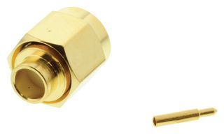 19-55W-3-TGG - Plug, SMA, Solder, RG402/U