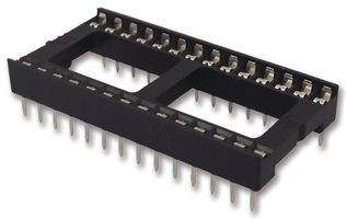 MC-2227-28-06-F1 - IC Socket, DIL, 0.6" / 15.24mm, 28 Way, 17 Pack