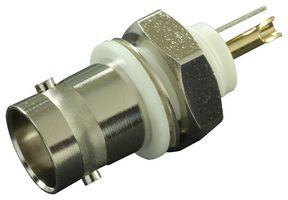 1-1337452-0 - 50 ohm BNC Panel Mount Socket, Insulated, DC to 4GHz - Solder Termination