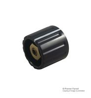 021-4520 - Knob, Glossy Black - 21mm, 1/4 inch Dia.