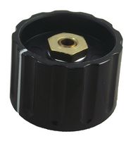 021-5520 - Knob, Glossy Black - 28mm, 1/4 inch Dia.
