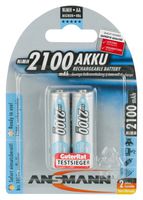 5030992 - maxE NiMH Rechargeable AA batteries, 2100mAh 2 Pack