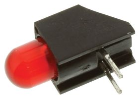 550-2407F - PCB Circuit Board LED Indicator, T1 / 3/4mm / 5mm, 2.2V, 10mA, Red
