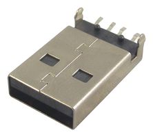 2410 07 - USB Type A 2.0 USB SMD Right Angle Connector Plug Chassis, 4 Ways