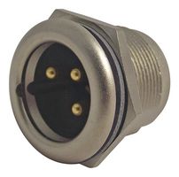 NC3MPR-HD - XLR Male Socket, 3 Pole, Panel