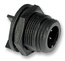 PX0413/08P - Panel Mount Chassis Plug, IP68, 8 Pole