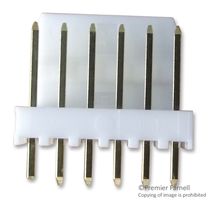 22-29-2061 - Header, Vertical, Square Pin, 0.1", 6 Way