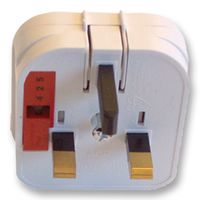 ACP.WHITE 10A - USA to UK Converter Plug, 10A, White
