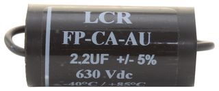 FP-CA-2.2-AU - DC Film Capacitor, 2.2 µF, 630 V, PP (Polypropylene), ± 5%, FP-CA-AU Audio Series