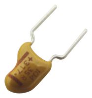 T356E106K025AT - Tantalum Capacitor, Polar, 10 uF, 25 V, +/- 10%, Radial Leaded, 5.08 mm, 2.5 ohm
