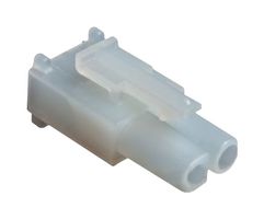 19-09-1029 - Connector Housing, Positive Latch, UL 94V-2, Standard .093" 3191, Socket, 2 Ways, 6.7mm