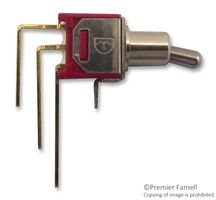 2MS1T2B2M7RE - Toggle Switch, On-On, SPDT, PCB Mount, 100mA