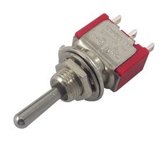 1MS4T1B5M1QE - Toggle Switch, Solder Tag, SPDT, (On)-Off-(On), Momentary