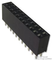 2200SB-20G-A1 - 1.27mm PCB Header Socket, 2 Row, 20 Way, Vertical