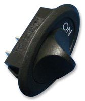 R13-608A1-02-BB-9A - Slide Switch, SPST, On Off, Panel Mount, 16A, 125V