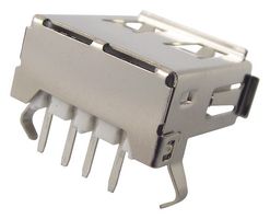 61400416021 - Receptacle, USB, Type A, THT, Right Angle