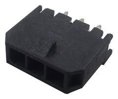 43650-0315 - Pin Header, Power, 3 mm, 1 Rows, 3 Contacts, Through Hole Straight, Micro-Fit 3.0 43650
