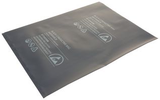 006-0002F - Black Conductive Heat Seal ESD-Safe Bag, 100mm x 100mm, x100