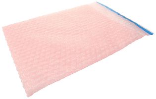 004-0013F - Pink Bubble Anti-Static Self Seal ESD-Safe Bag, 180mm x 130mm, x10
