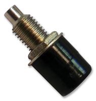 A-2.109-B - Socket, 4mm, Panel, Black