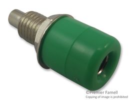 24.247.4 - 4mm Socket, Panel Mount, Green, 32A