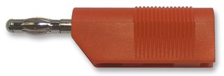25.403.1 - 4mm Banana Plug, Stackable, Red, 30V, 30A