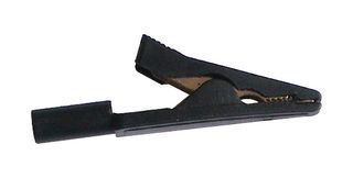 A-8.101-B - Crocodile Clip, Black, 2mm Socket