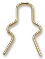 TEST-2 - Kinked Pin PCB Test Terminal, 1mm PCB Hole, 100 Pack