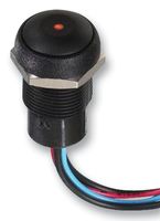 IRR3F422L0S - LED Pushbutton Switch, SPST-NO, Momentary, Red,  250V AC / 48V DC, 200mA