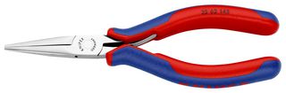 35 62 145 - 4.5" (115mm) Half-Round Long Jawed Electronics Pliers