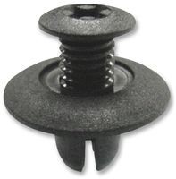 D01498 - 8mm Nylon Snap Rivets, Black 100 Pack