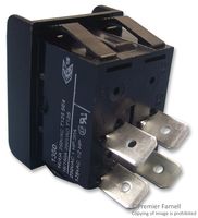 C1350AGAAA - Rocket Switch with Guards, On Off, DPST, I/O Markings, 250V AC, 16A