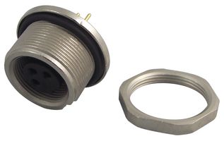 09-0408-90-03 - Socket, Panel, Dip Soldering, 3 Way