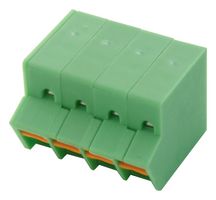 1752120 - Wire-To-Board Terminal Block, 3.5 mm, 4 Ways, 24 AWG, 16 AWG, 1.5 mm², Push In