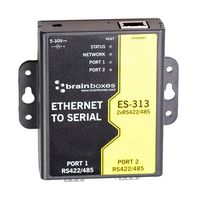 ES-313 - 2-Port RS422/485 Ethernet to Serial Device Server
