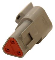AT04-3P - Receptacle, AT Series, Pins, 3 Way